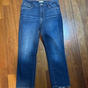 Good American Dark Blue Straight Jeans